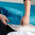 Medvilnės paklodė su guma „Marine“